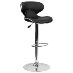 Flash Furniture Contemporary Cozy Mid-Back Vinyl Adjustable Height Barstool With Chrome Base 30 Flash Furniture Contemporary Cozy Mid-Back Vinyl Adjustable Height Barstool With Chrome Base -Flash Furniture Sales Store GUEST 354c3065 cef7 48f3 8b82 e182ba9c27d5