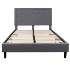 Flash Furniture Roxbury Tufted Upholstered Platform Bed With 10 Inch CertiPUR-US Certified Foam And Pocket Spring Mattress -Flash Furniture Sales Store GUEST 38758857 935f 4722 b060 9a7844850e62