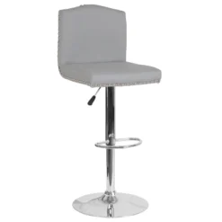 Flash Furniture Bellagio Contemporary Adjustable Height Crown Back Barstool With Accent Nail Trim -Flash Furniture Sales Store GUEST 38c52d4f 6843 4c77 83ee 67cad3a99ff2