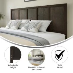 Flash Furniture Oliver Paneled Wooden Adjustable Headboard For Universal Metal Bed Frames -Flash Furniture Sales Store GUEST 39aa84b4 6d22 4966 bc1c 2d531a40abe9