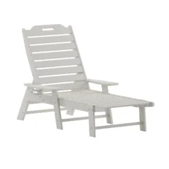 Flash Furniture Monterey Adjustable Adirondack Lounger With Cup Holder- All-Weather Indoor/Outdoor HDPE Lounge Chair -Flash Furniture Sales Store GUEST 39b2d09f 0258 4f00 8609 dada696adb20