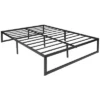 Flash Furniture 14 Inch Metal Platform Bed Frame With 10 Inch Pocket Spring Mattress In A Box (No Box Spring Required)
