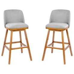 Flash Furniture Julia Set Of 2 Transitional Upholstered Barstools With Nailhead Trim And Solid Wood Frames -Flash Furniture Sales Store GUEST 3a7a7646 4410 4bde b8f7 8728c6425e2c