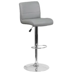 Flash Furniture Contemporary Vinyl Adjustable Height Barstool With Rolled Seat And Chrome Base -Flash Furniture Sales Store GUEST 3aa378a6 03b1 4dfd a5ff aa2b725edca3