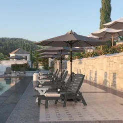 Flash Furniture Monterey Set Of 2 Adjustable Adirondack Loungers With Cup Holders- All-Weather Indoor/Outdoor HDPE Lounge Chairs -Flash Furniture Sales Store GUEST 3ac8c751 e3a9 4dc0 abda b6974804f9dd