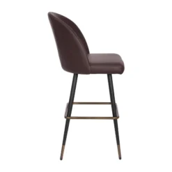 Flash Furniture Lyla Commercial Grade Modern Armless Barstools With Contoured Backrest, Steel Frame And Integrated Footrest - Set Of 2 -Flash Furniture Sales Store GUEST 3b08501d d1ef 4b6d a45e 1af1037598ca