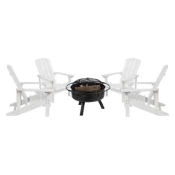 Flash Furniture 5 Piece Charlestown Poly Resin Wood Adirondack Chair Set With Fire Pit - Star And Moon Fire Pit With Mesh Cover 21 Flash Furniture 5 Piece Charlestown Poly Resin Wood Adirondack Chair Set With Fire Pit - Star And Moon Fire Pit With Mesh Cover -Flash Furniture Sales Store GUEST 3b8b9c48 3d62 45b3 87c9 4a9f523e26e5