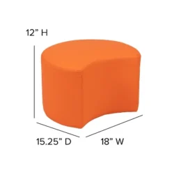Flash Furniture Soft Seating Flexible Moon For Classrooms And Daycares - 12" Seat Height -Flash Furniture Sales Store GUEST 3be127a9 4327 45e1 853c b23f241012b4