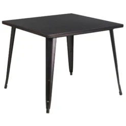 Flash Furniture Commercial Grade 35.5" Square Metal Indoor-Outdoor Table -Flash Furniture Sales Store GUEST 3c0de8d1 adf4 4a61 8836 5ca1c76e6022