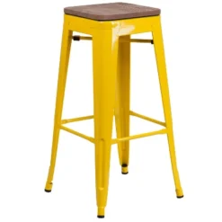 Flash Furniture 30" High Backless Metal Barstool With Square Wood Seat -Flash Furniture Sales Store GUEST 3f221c45 6c6b 4f3c 8ae5 c82dd98ca0b4