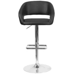 Flash Furniture Contemporary Vinyl Adjustable Height Barstool With Rounded Mid-Back -Flash Furniture Sales Store GUEST 3fd5daa0 a3b6 4d87 889c 82a832ceac57