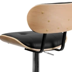 Flash Furniture Bentwood Adjustable Height Barstool With Button Tufted Vinyl Upholstery -Flash Furniture Sales Store GUEST 4040578b 378c 41bc a3b7 b10bcba8143a