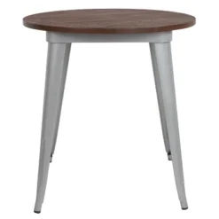 Flash Furniture 30" Round Metal Indoor Table With Rustic Wood Top -Flash Furniture Sales Store GUEST 41964320 289b 46b5 80cf c1a31525a85f