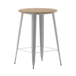 Flash Furniture Declan Commercial Indoor/Outdoor Bar Top Table, 30" Round All Weather Poly Resin Top With Steel Base -Flash Furniture Sales Store GUEST 41b14972 ff08 4232 8ebb 652cce53a064