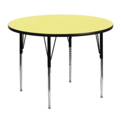 Flash Furniture 48'' Round Thermal Laminate Activity Table - Standard Height Adjustable Legs -Flash Furniture Sales Store GUEST 42a5c86f 9e17 4468 940d 07a851df89f9