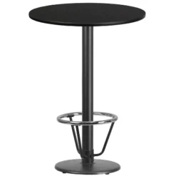 Flash Furniture 30'' Round Laminate Table Top With 18'' Round Bar Height Table Base And Foot Ring -Flash Furniture Sales Store GUEST 42bb4cf5 fa1e 436c b362 ccd78b10f13e