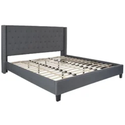 Flash Furniture Riverdale Tufted Upholstered Platform Bed With 10 Inch CertiPUR-US Certified Foam And Pocket Spring Mattress 15 Flash Furniture Riverdale Tufted Upholstered Platform Bed With 10 Inch CertiPUR-US Certified Foam And Pocket Spring Mattress -Flash Furniture Sales Store GUEST 43c33533 3f93 46d3 b194 11024903246a