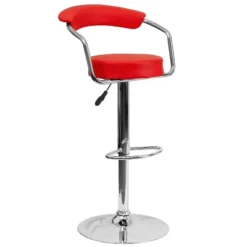 Flash Furniture Contemporary Vinyl Adjustable Height Barstool With Arms And Chrome Base -Flash Furniture Sales Store GUEST 43dec78c f122 47df 9959 ab75cb2c951e