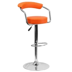 Flash Furniture Contemporary Vinyl Adjustable Height Barstool With Arms And Chrome Base -Flash Furniture Sales Store GUEST 44674416 3b92 410d 8556 b7622da4f7c8