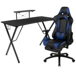 Flash Furniture Gaming Desk And Footrest Reclining Gaming Chair Set With Cup Holder, Headphone Hook, And Monitor/Smartphone Stand -Flash Furniture Sales Store GUEST 44f2d806 b51c 4ad8 83a8 f5f1b101543e