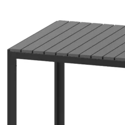 Flash Furniture Harris Commercial Grade Indoor/Outdoor Black Square Steel Patio Dining Table For 4 With Black Poly Resin Slatted Top -Flash Furniture Sales Store GUEST 455e0e96 65da 4c17 9ec4 73ee1a7118a4