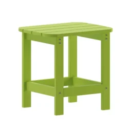 Flash Furniture Charlestown All-Weather Poly Resin Wood Commercial Grade Adirondack Side Table -Flash Furniture Sales Store GUEST 46e38898 2840 49f6 861d 515a035e8362