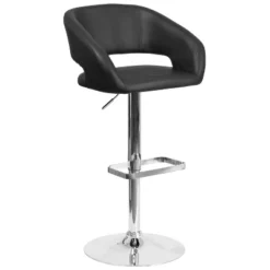 Flash Furniture Contemporary Vinyl Adjustable Height Barstool With Rounded Mid-Back -Flash Furniture Sales Store GUEST 472b43eb 7ee2 4a21 9c0e 54b7bc7e33ae