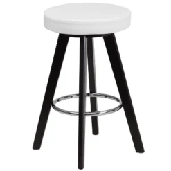 Flash Furniture Trenton Series 24'' High Contemporary Vinyl Counter Height Stool With Cappuccino Wood Frame -Flash Furniture Sales Store GUEST 47c39f6f 4a18 4a42 a4fb ddf653d99b5c