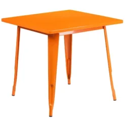 Flash Furniture Commercial Grade 31.5" Square Metal Indoor-Outdoor Table -Flash Furniture Sales Store GUEST 487276b5 6847 46eb 8140 2e4a7283f39a
