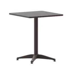 Flash Furniture Mellie 23.5'' Square Aluminum Indoor-Outdoor Table With Base -Flash Furniture Sales Store GUEST 49907972 5928 4b72 b658 da0d56d838d7