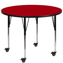 Flash Furniture Mobile 48'' Round Thermal Laminate Activity Table - Standard Height Adjustable Legs 5 Flash Furniture Mobile 48'' Round Thermal Laminate Activity Table - Standard Height Adjustable Legs -Flash Furniture Sales Store GUEST 4a9286e9 8dcc 4deb 853a 588e04322fab