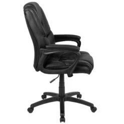 Flash Furniture Flash Fundamentals Big & Tall 400 Lb. Rated LeatherSoft Swivel Office Chair With Padded Arms -Flash Furniture Sales Store GUEST 4b1946e7 5477 4842 ba9f 5dc39e4ff9c4