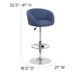 Flash Furniture Contemporary Adjustable Height Barstool With Barrel Back And Chrome Base -Flash Furniture Sales Store GUEST 4bc169f0 1649 444b 8cbd ae20597f807c