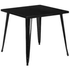 Flash Furniture Commercial Grade 31.75" Square Metal Indoor-Outdoor Table -Flash Furniture Sales Store GUEST 4cba223a c121 4e54 b696 b21c3887a2ac