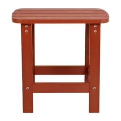 Flash Furniture Charlestown All-Weather Poly Resin Wood Commercial Grade Adirondack Side Table -Flash Furniture Sales Store GUEST 4f5f4b57 3c63 4161 86a3 016b21279a67