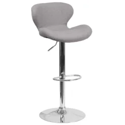 Flash Furniture Contemporary Adjustable Height Barstool With Curved Back And Chrome Base -Flash Furniture Sales Store GUEST 4fb8a561 61a7 454b a520 1dfcca6a9126