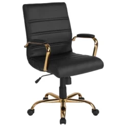 Flash Furniture Mid-Back Executive Swivel Office Chair With Metal Frame And Arms -Flash Furniture Sales Store GUEST 50639e18 9585 4ed3 a50d 5928f274ea71