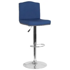 Flash Furniture Bellagio Contemporary Adjustable Height Crown Back Barstool With Accent Nail Trim -Flash Furniture Sales Store GUEST 509450df 3d3d 4c82 b83b a057602d4c11