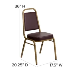 Flash Furniture HERCULES Series Trapezoidal Back Stacking Banquet Chair With 2.5" Thick Seat -Flash Furniture Sales Store GUEST 50ee4bcf 650d 4931 a4c6 c43535a20351