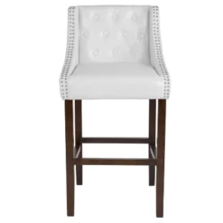 Flash Furniture Carmel Series 30" High Transitional Tufted Walnut Barstool With Accent Nail Trim 20 Flash Furniture Carmel Series 30" High Transitional Tufted Walnut Barstool With Accent Nail Trim -Flash Furniture Sales Store GUEST 51b6bb79 adfc 47fc 819f 3545a7b96d9f