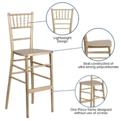 Flash Furniture HERCULES Series Gold Wood Chiavari Barstool -Flash Furniture Sales Store GUEST 529364eb b857 4779 88e8 452d28f1b0d0