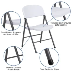 Flash Furniture 2 Pack HERCULES Series 330 Lb. Capacity Plastic Folding Chair With Charcoal Frame 15 Flash Furniture 2 Pack HERCULES Series 330 Lb. Capacity Plastic Folding Chair With Charcoal Frame -Flash Furniture Sales Store GUEST 52e3a0e3 6c28 4688 99f8 b25c52dc38c0