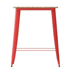 Flash Furniture Declan Commercial Indoor/Outdoor Bar Top Table, 31.5" Square All Weather Poly Resin Top With Steel Base -Flash Furniture Sales Store GUEST 53cd3b25 8b05 4459 9153 75888e9c6592