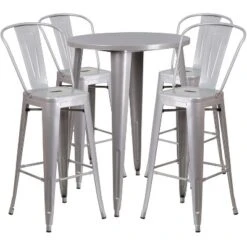Flash Furniture Commercial Grade 30" Round Metal Indoor-Outdoor Bar Table Set With 4 Cafe Stools 11 Flash Furniture Commercial Grade 30" Round Metal Indoor-Outdoor Bar Table Set With 4 Cafe Stools -Flash Furniture Sales Store GUEST 560508cc 8ffb 48a0 85cb d59b19b911b2