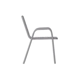 Flash Furniture Lila Commercial Metal Indoor-Outdoor Restaurant Stack Chair With Metal Triple Slat Back And Arms -Flash Furniture Sales Store GUEST 5736ab24 3c31 4c0c afd4 2154fb77cf0c