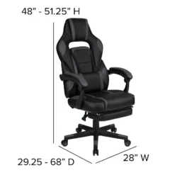 Flash Furniture Gaming Desk With Cup Holder/Headphone Hook/Monitor Stand & Reclining Back/Arms Gaming Chair With Footrest -Flash Furniture Sales Store GUEST 575510b0 5eb1 449b 809d a2cf50fdfbe6