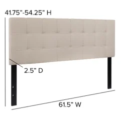 Flash Furniture Bedford Tufted Upholstered Queen Size Headboard In Beige Fabric -Flash Furniture Sales Store GUEST 5874d876 60f8 421f bb99 780e6328a1a7