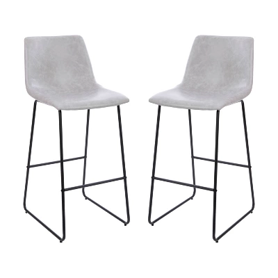 Flash Furniture 30 Inch Commercial Grade LeatherSoft Bar Height Barstools, Set Of 2 15 Flash Furniture 30 Inch Commercial Grade LeatherSoft Bar Height Barstools, Set Of 2 - Image 15