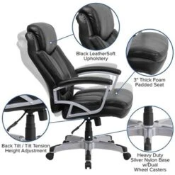 Hercules Series Big & Tall Executive Swivel Office Chair Black Leather - Flash Furniture -Flash Furniture Sales Store GUEST 59db2d16 8d76 423a b4eb a7ee94b18958
