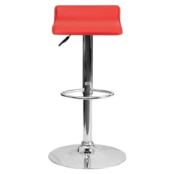 Flash Furniture Contemporary Vinyl Adjustable Height Barstool With Solid Wave Seat And Chrome Base -Flash Furniture Sales Store GUEST 59dd80b2 d04a 4cff b0c3 e4161338cc6d